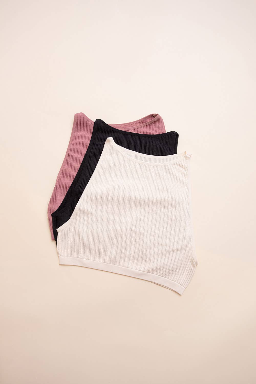 Trendy Waffle Knit Bralette β Relaxed Fit for Every Day πΏ