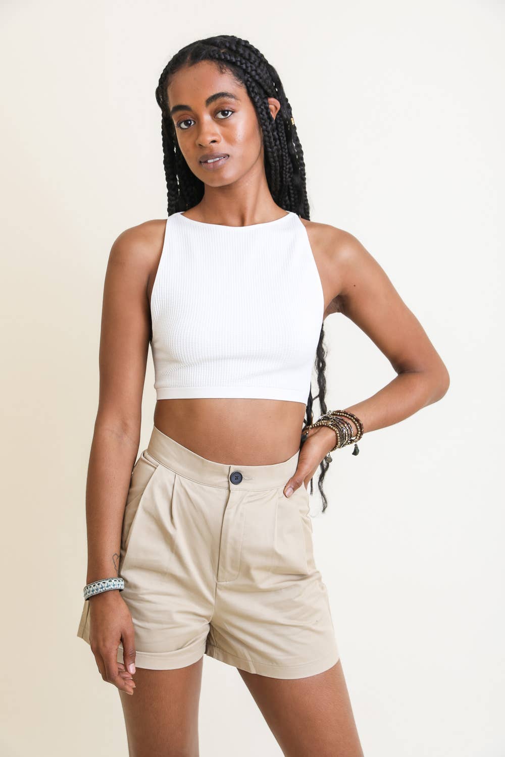 Trendy Waffle Knit Bralette β Relaxed Fit for Every Day πΏ