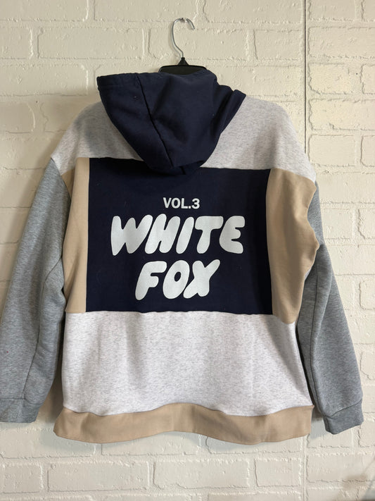 White fox reworked hoodie