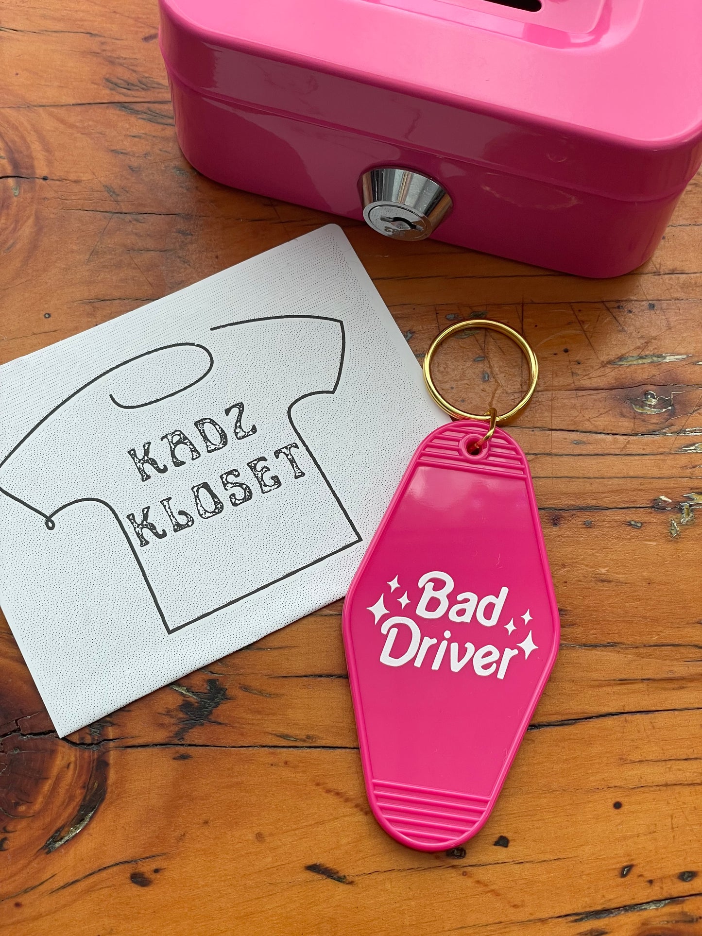 Bad Driver Key Chain