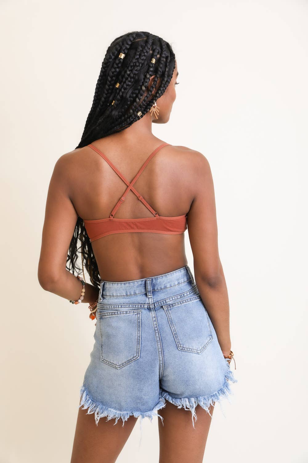 Breathable Triangle Lace Bralette - Minimal & Light