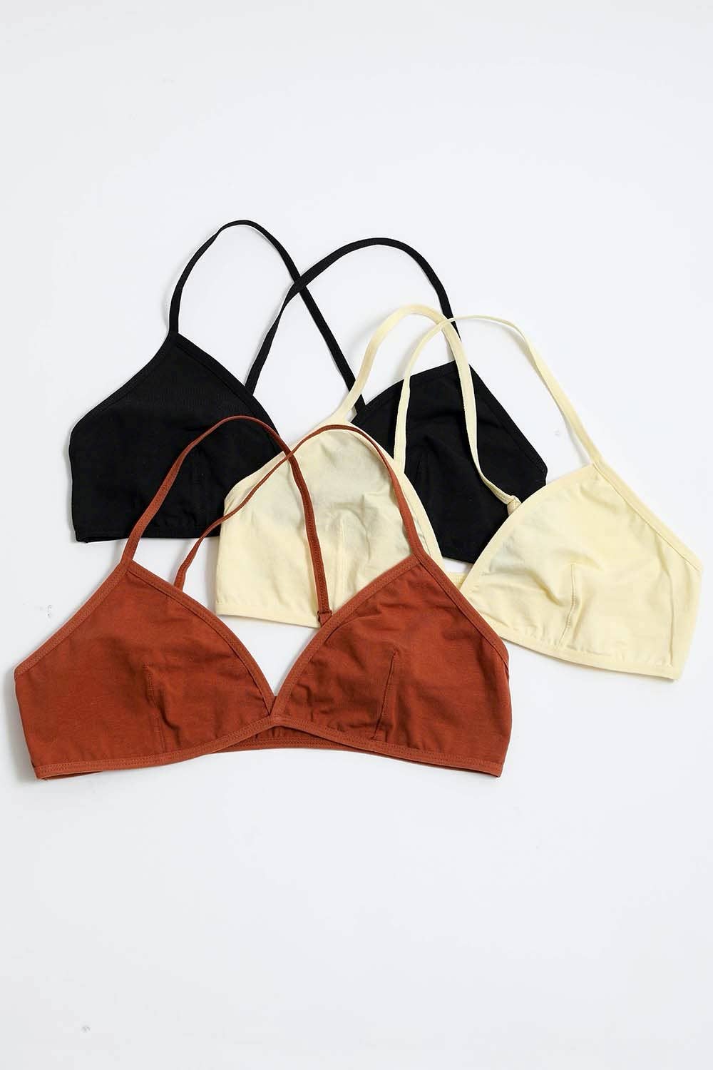 Breathable Triangle Lace Bralette - Minimal & Light