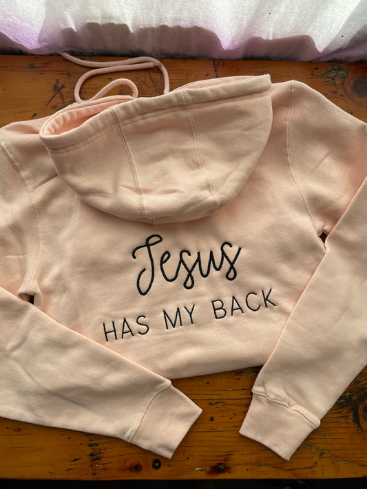 Jesus Has My Back Hoodie