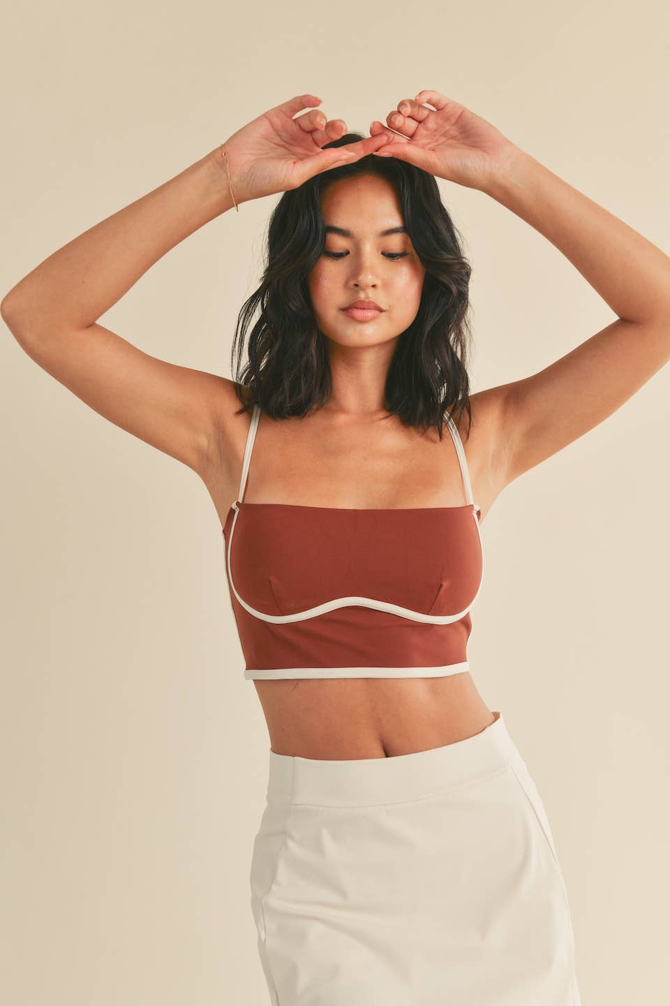 Cinnamon Sculpting Bra Tank