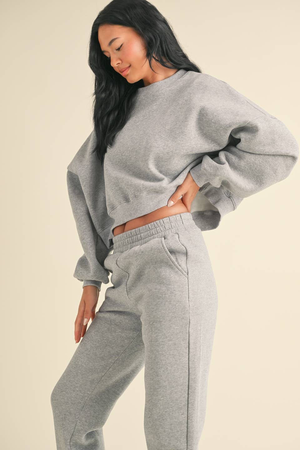 Cozy Fleece Oversized Crewneck Sweatshirt