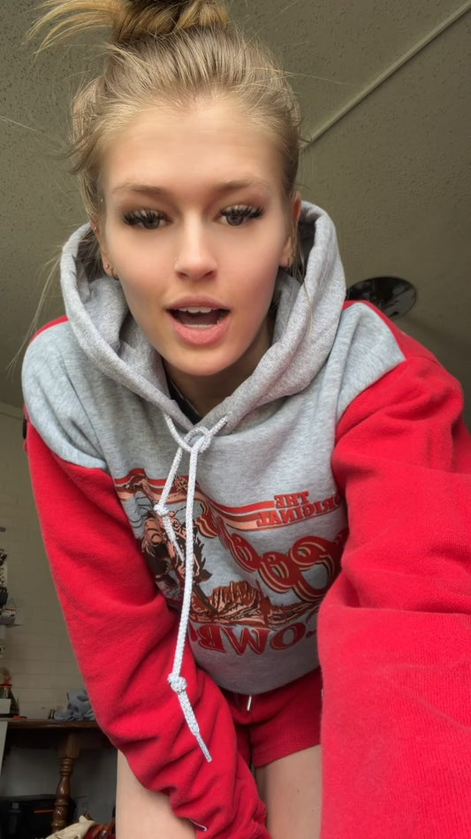 Colors cowboy reworked hoodie