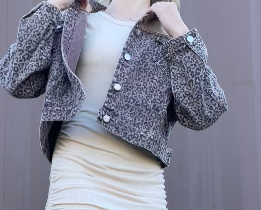 Leopard Print Jacket